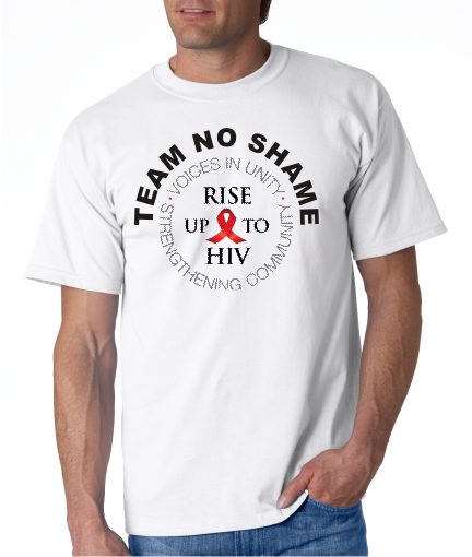 Rise Up to HIV Mens Short Sleeve shirt